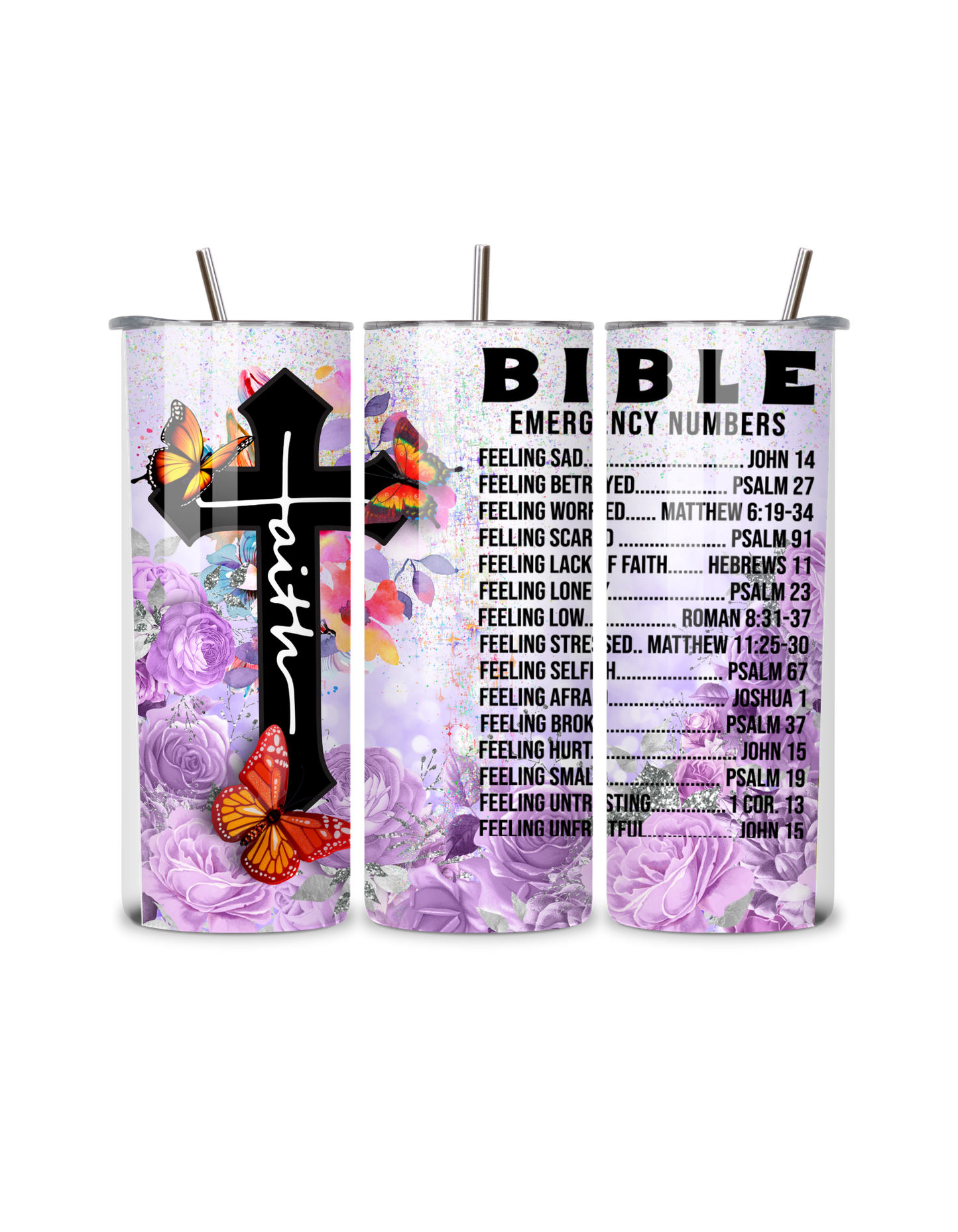 Faith & Bible Verses Inspirational Tumbler