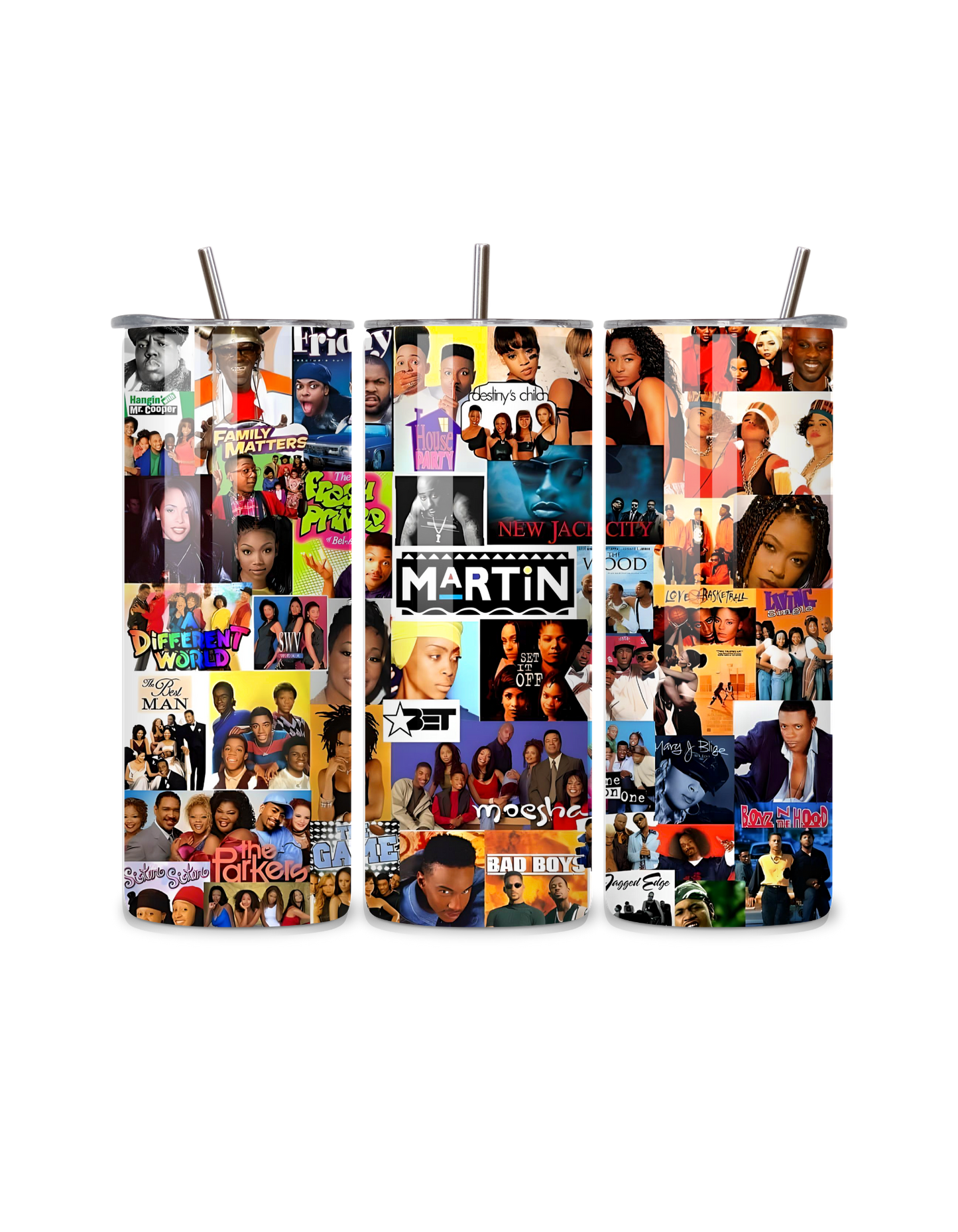 90s & 2000s Black Culture TV & Movie Collage Tumbler