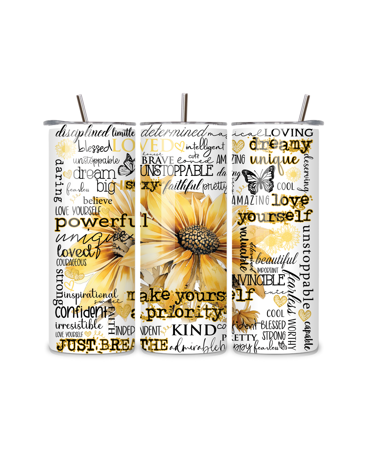 Sunflowers Kindness Tumbler