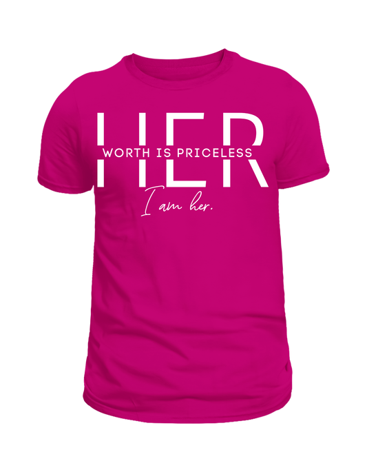 "HER – Worth is Priceless" T-Shirt