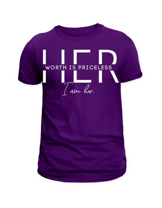 "HER – Worth is Priceless" T-Shirt