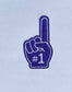 Finger GameDay Hat Patch