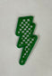 Checkerboard Lightning Bolt Hat Patch