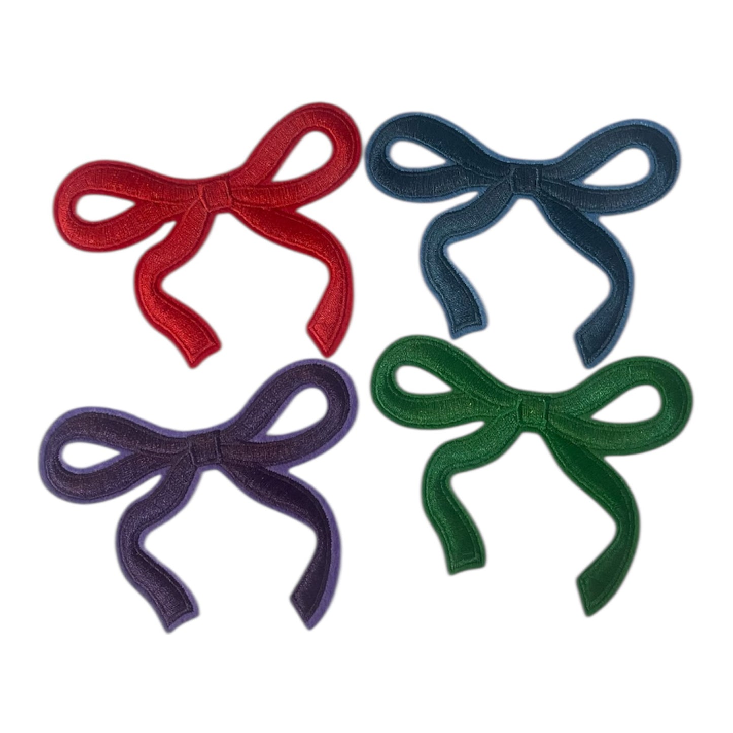 VELVET BOW HAT PATCH