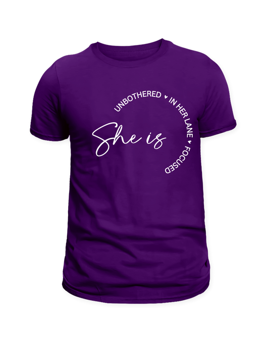 "She Is" Empowerment T-Shirt