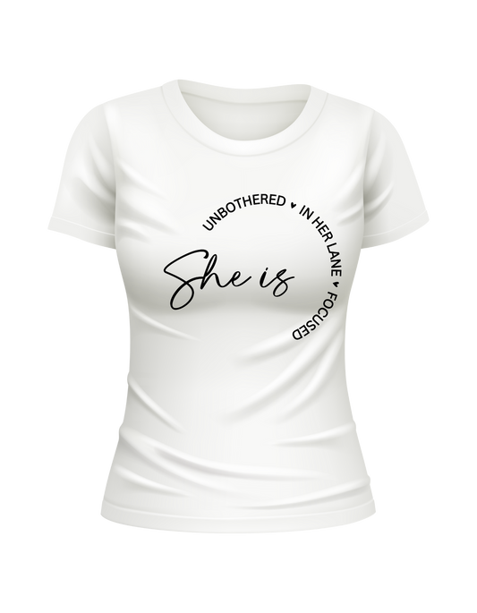 "She Is" Empowerment T-Shirt